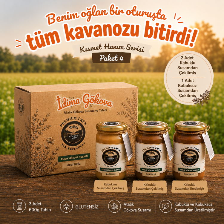 Üçlü- 2 Kabuklu 1 Kabuksuz (600g)