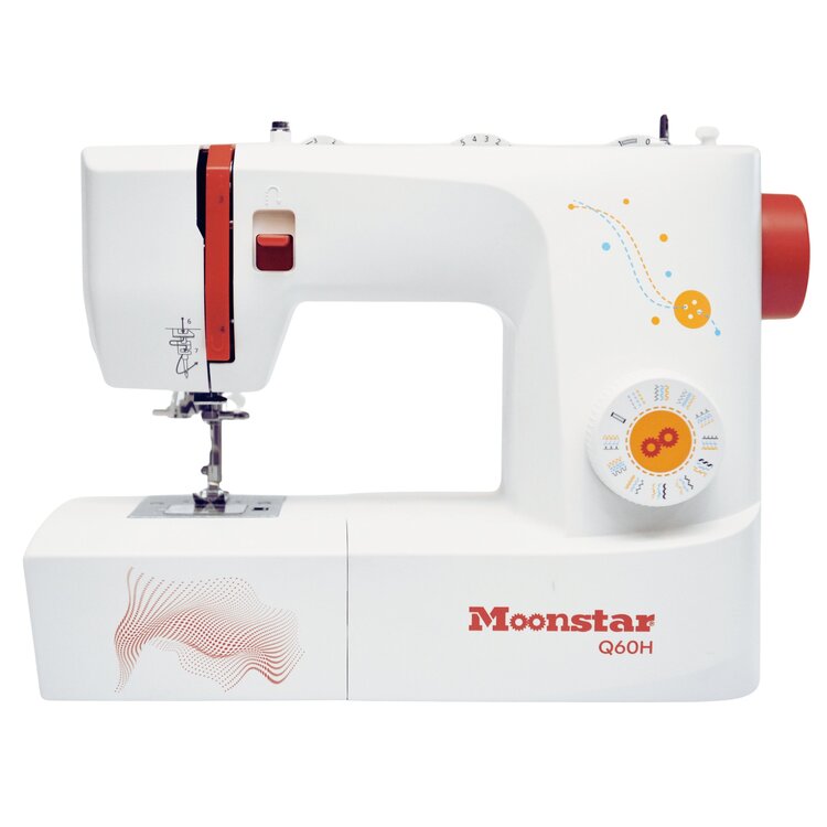 MOONSTAR Ev Tipi 32 Desenli Düz Dikiş , Zikzak ve Piko Makinesi / Q60H
