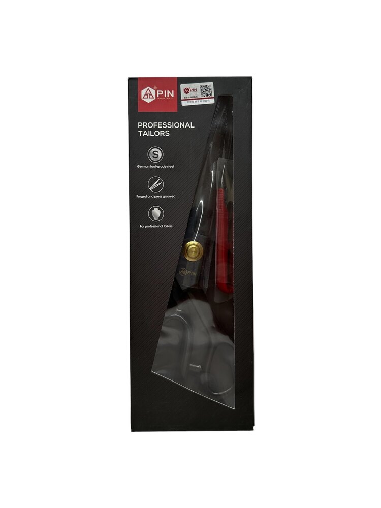 10 NO PİN 1. KALİTE PROFESYONEL TERZİ MAKASI + TEMİZLEME MAKASI (26,5CM)
