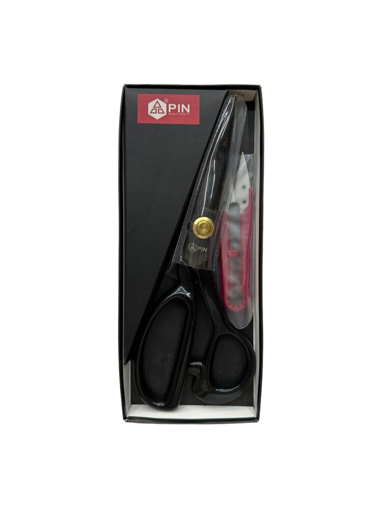8 NO PİN 1. KALİTE PROFESYONEL TERZİ MAKASI + TEMİZLEME MAKASI (22 CM)