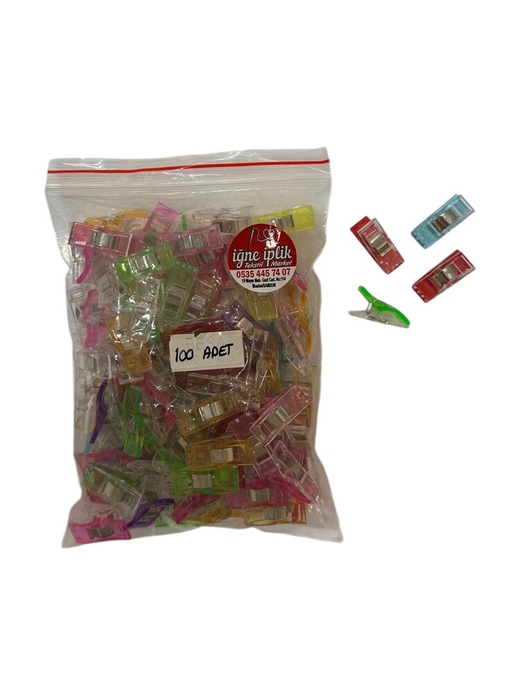100 ADET KUMAŞ MANDALI ( KÜÇÜK BOY )