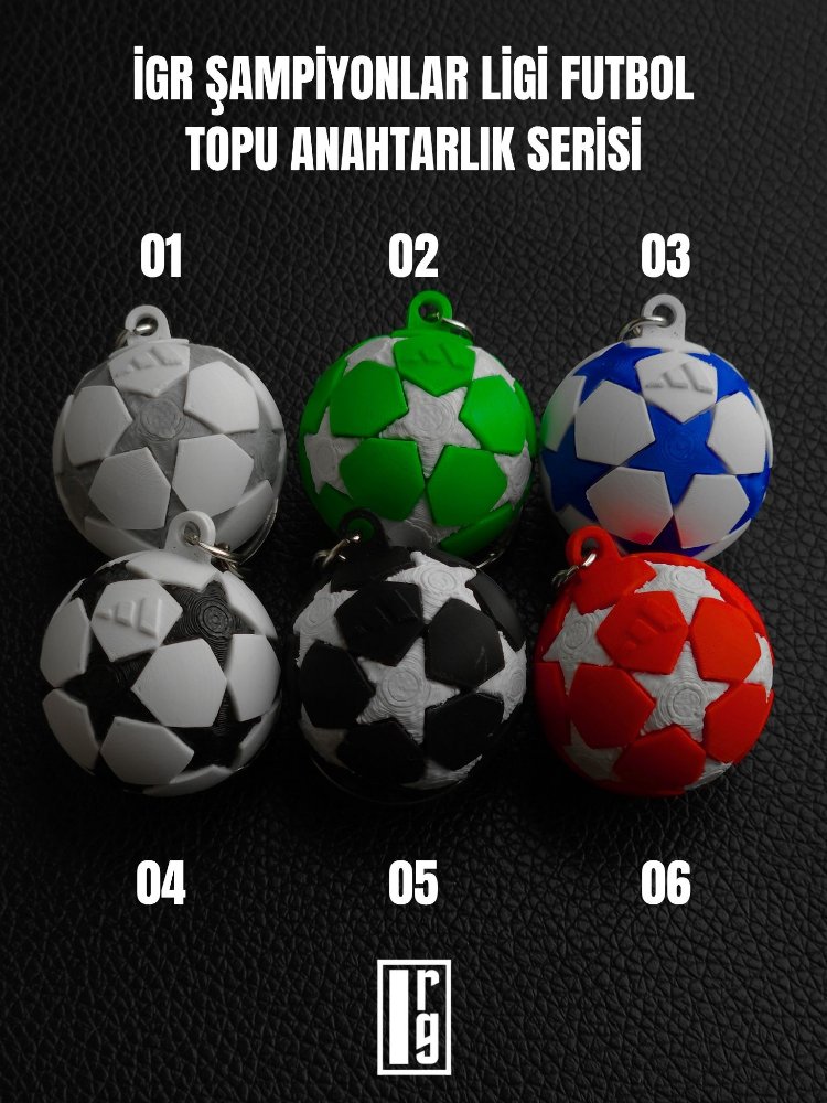 KLASİK ŞAMPİYONLAR LİGİ FUTBOL TOPU ANAHTARLIK