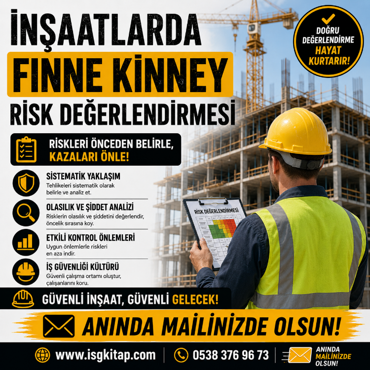 İNŞAATLARDA FINNE KINNEY RİSK DEĞERLENDİRMESİ ÖRNEĞİ