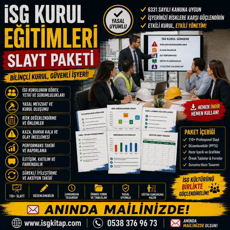 İSG KURUL EĞİTİMLERİ SLAYT PAKETİ