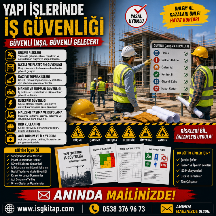 YAPI İŞLERİNDE İŞ GÜVENLİĞİ
