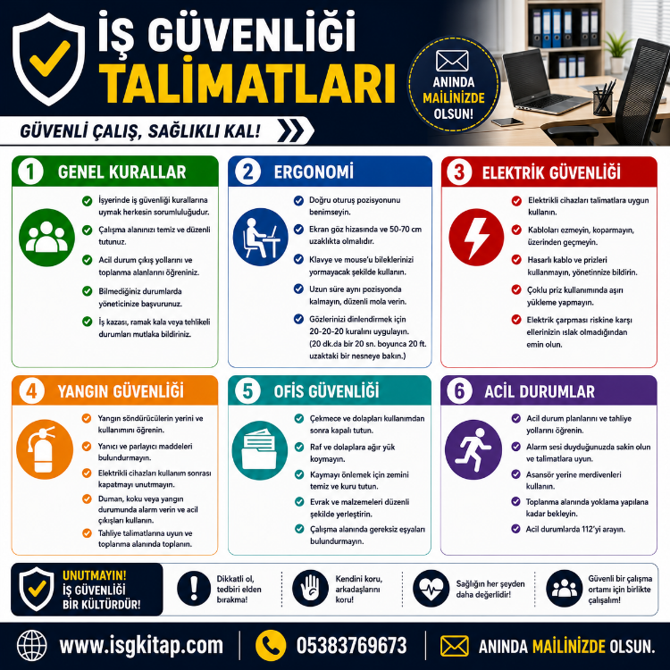 İŞ GÜVENLİĞİ TALİMATLARI