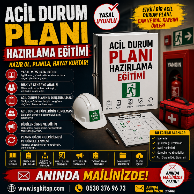 ACİL DURUM PLANI HAZIRLAMA EĞİTİMİ