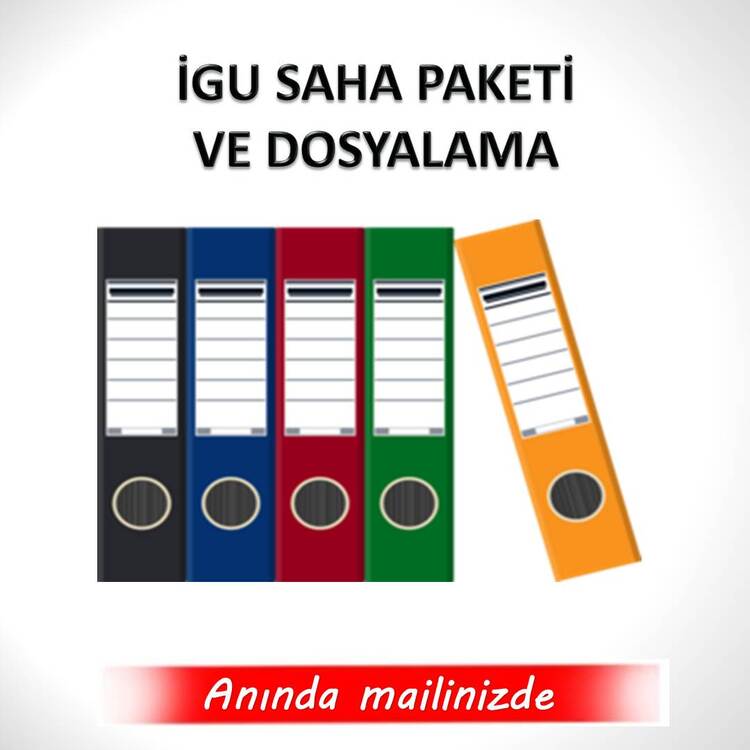  İGU SAHA PAKETİ VE DOSYALAMA