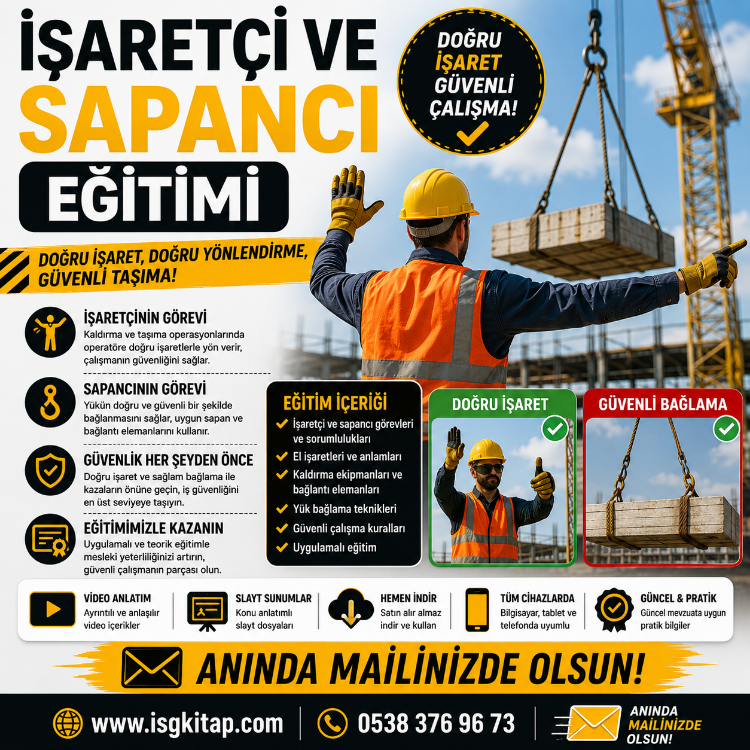 İŞARETÇİ SAPANCI EĞİTİMİ SLAYT+VİDEO PAKETİ