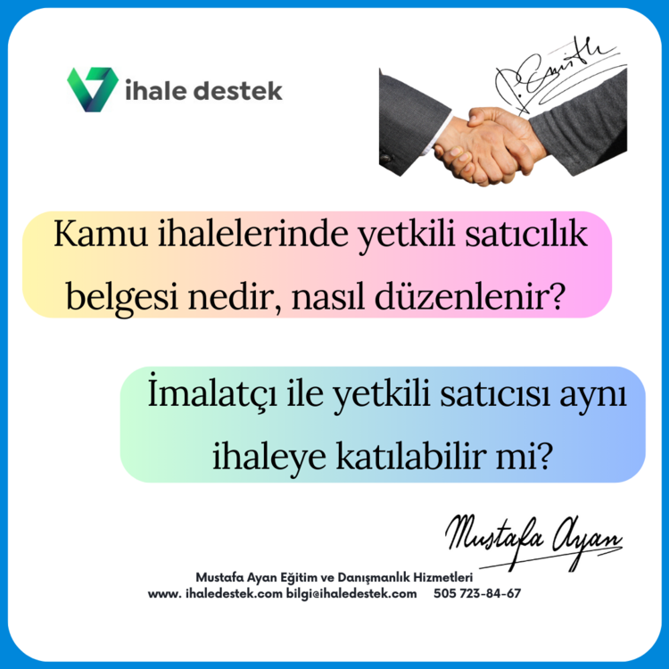 Yetkili satıcılık belgesi
