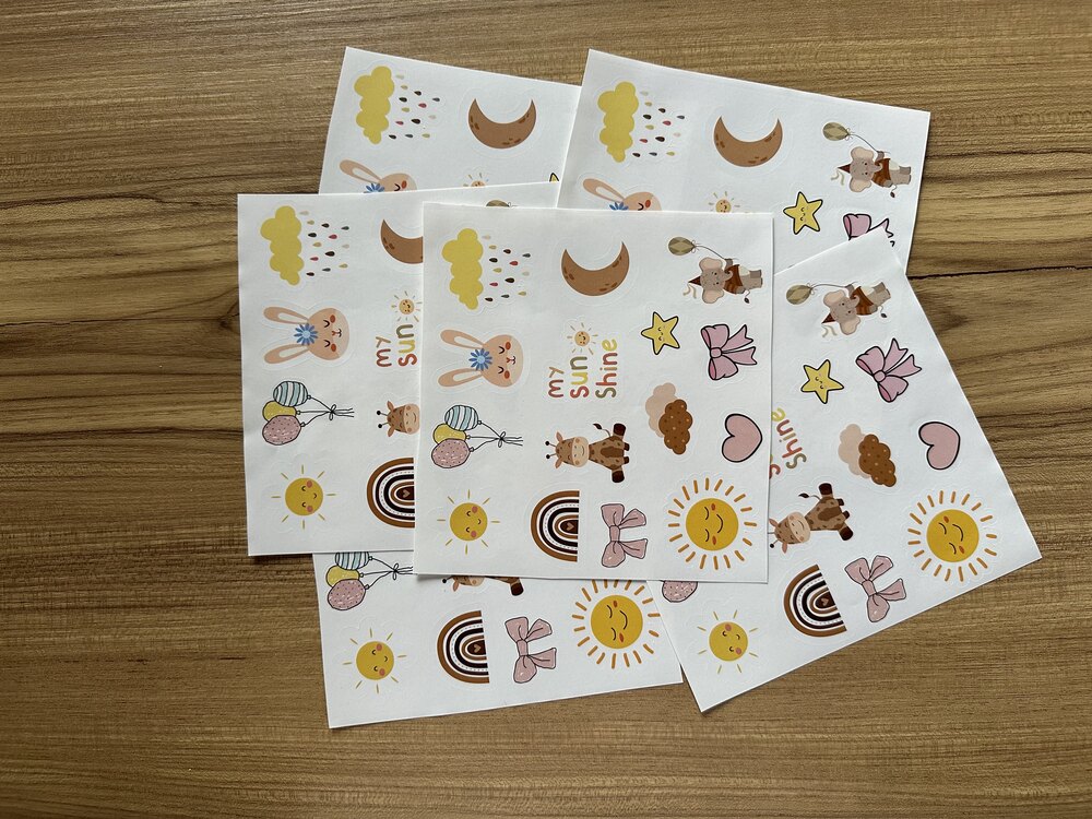 Çocuk Teması Sticker Set 