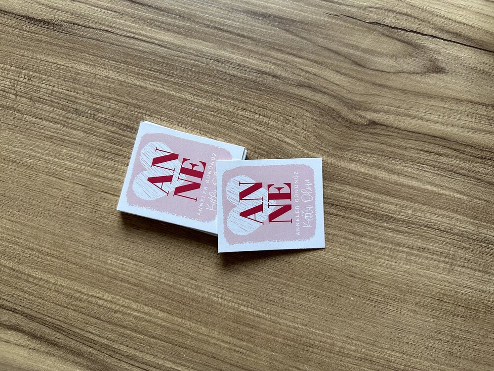 Anneler Günü 5x6cm Kart 25 Adet
