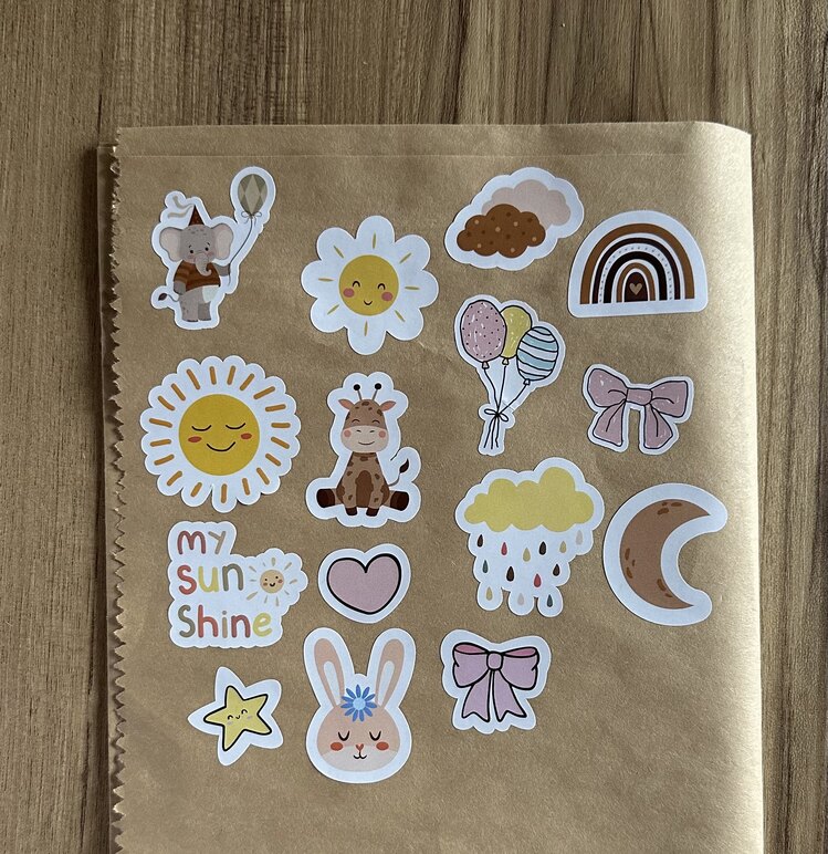 Çocuk Teması Sticker Set 