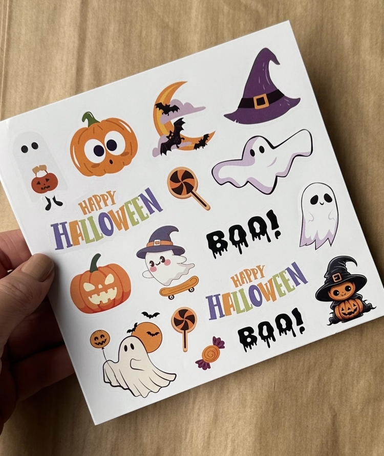 Halloween - Cadılar Bayramı Karışık Sticker 