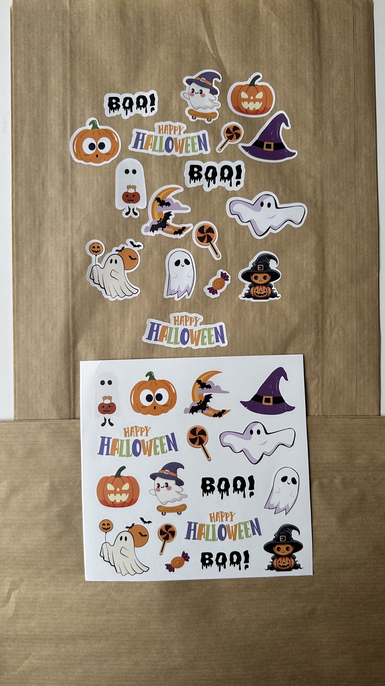 Halloween - Cadılar Bayramı Karışık Sticker 