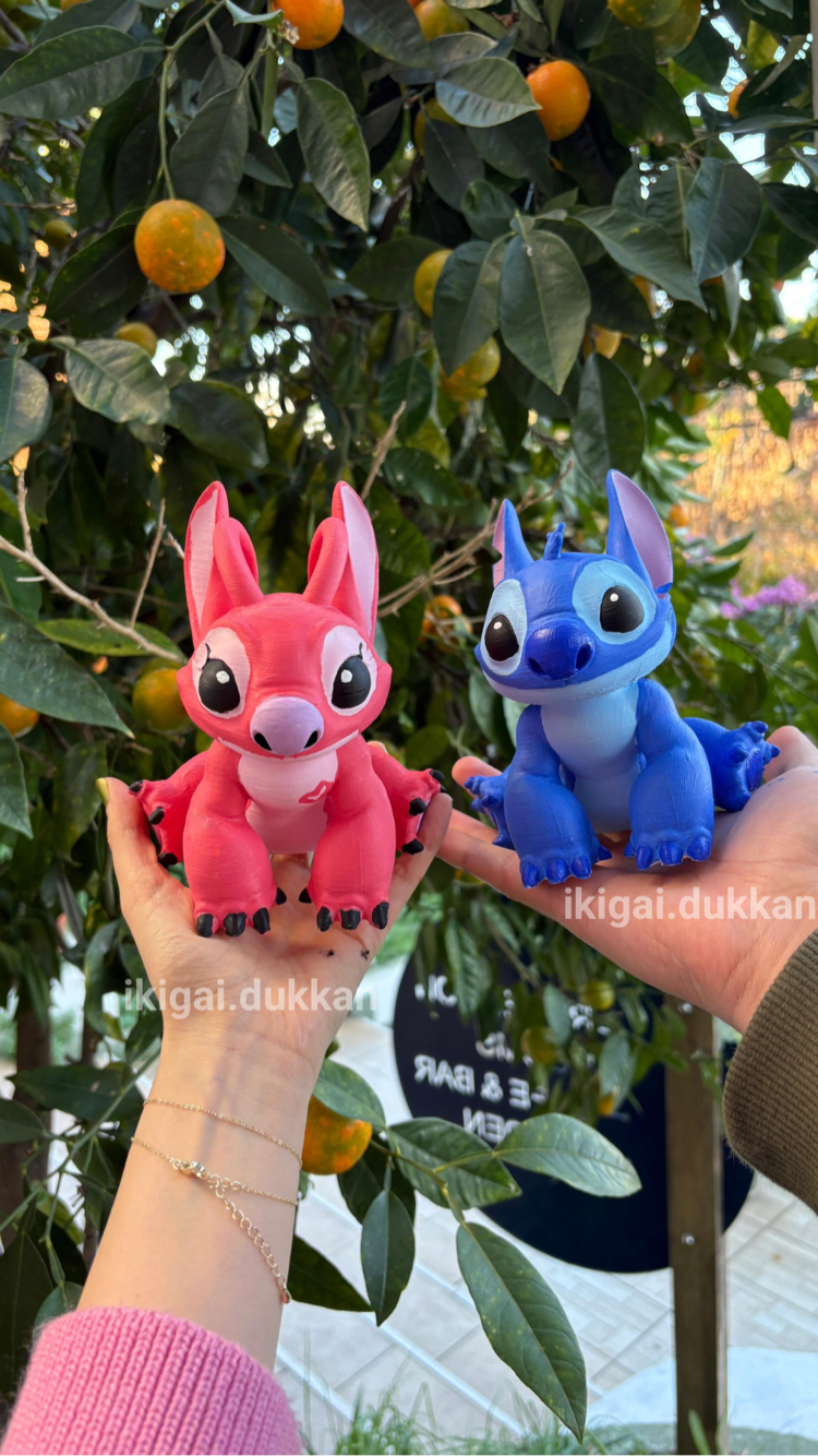 Stitch & Angel Sevgili Boyama Seti