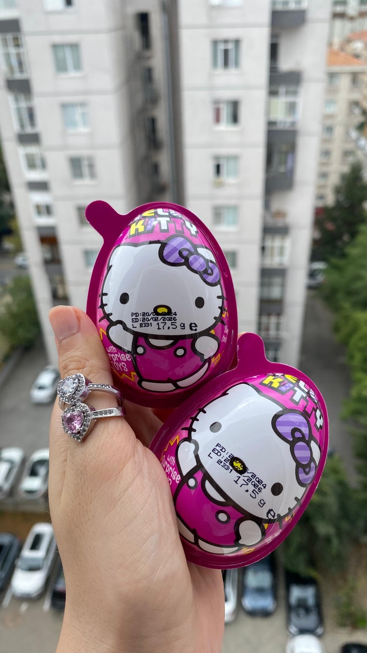İçinden Yüzük Çıkan Hello Kitty Sürpriz Yumurta