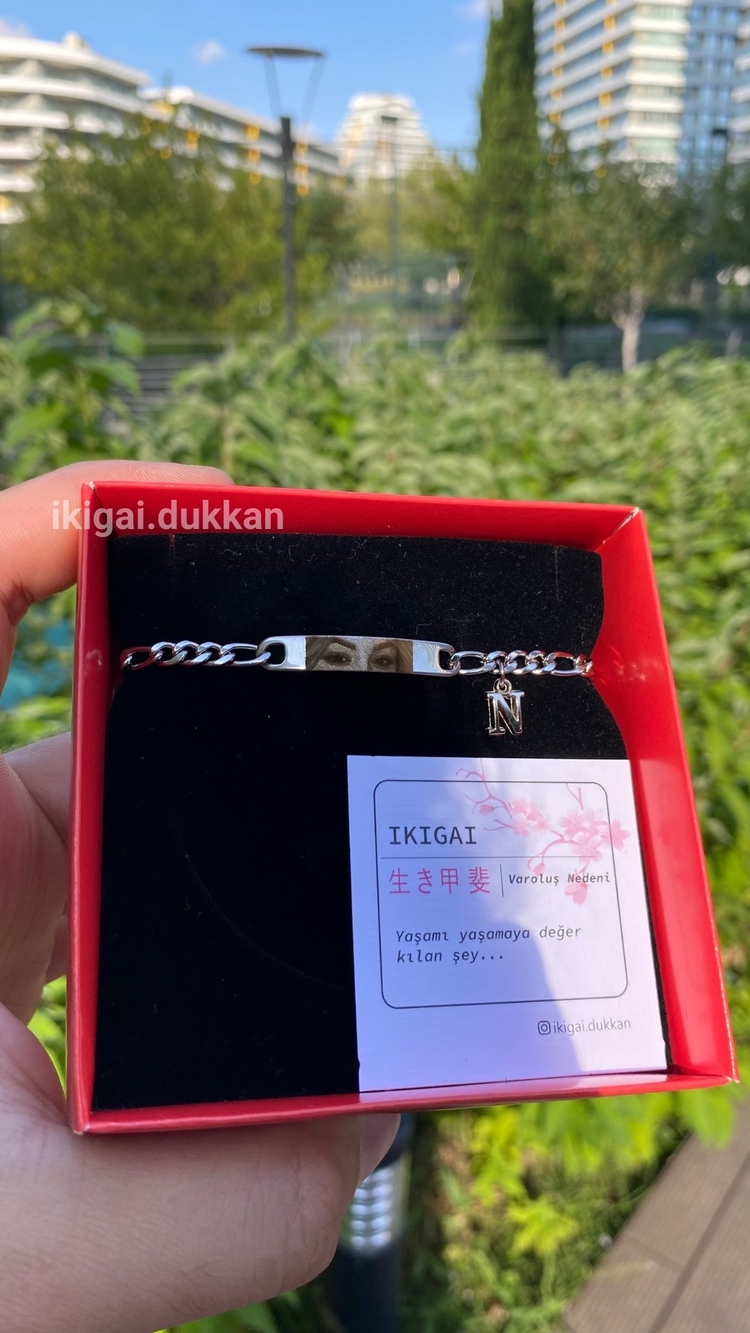 Göz Baskılı Çelik Künye (Silver)