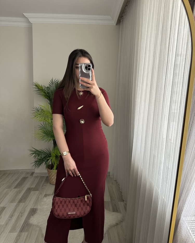 SUMMER GOLD AKSESUARLI OTTOMAN ELBİSE