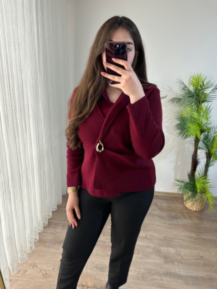 LUX KALİTE KRUVAZE YAKA HIRKA