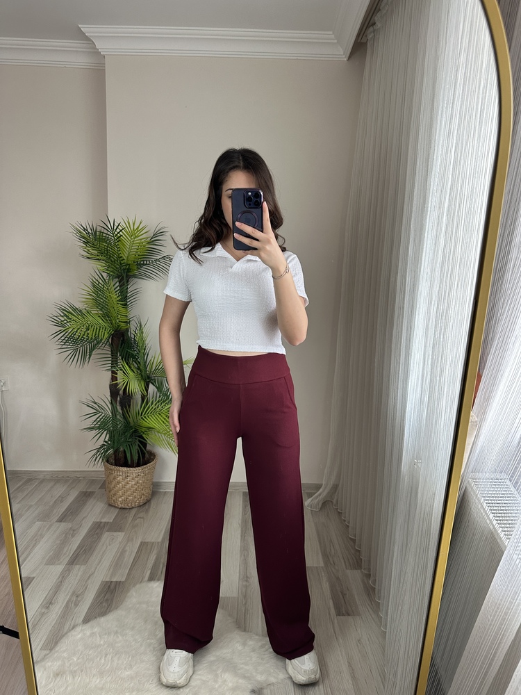 KORSAJ KEMERLİ FUL LİKRALI PANTOLON