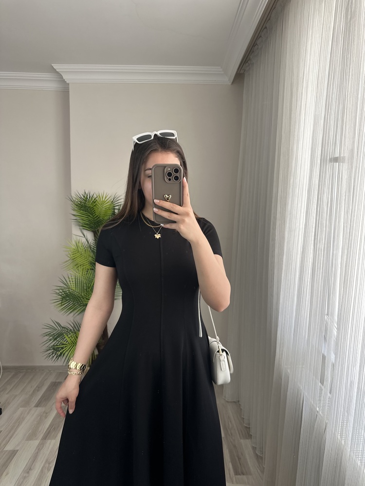 FUL LİKRALI İÇ GÖSTERMEZ PRENSES ELBİSE