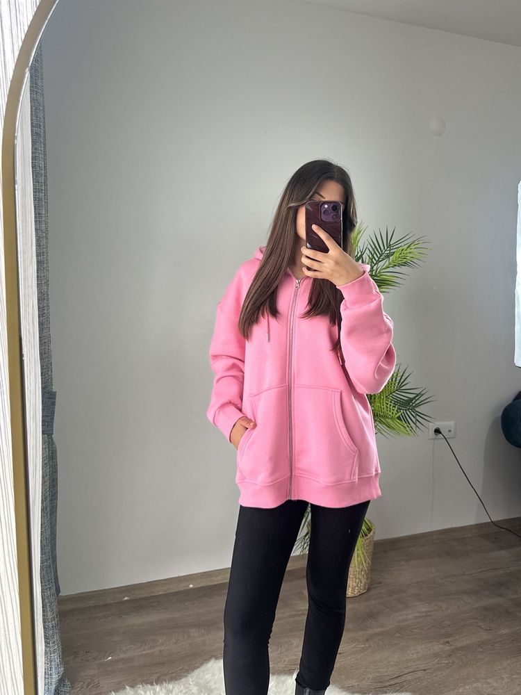 OVERSİZE KAPÜŞONLU HIRKA