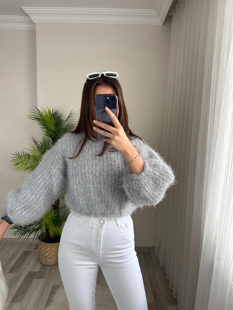 FULL LİKRALI BEYAZ BOYFİT JEAN