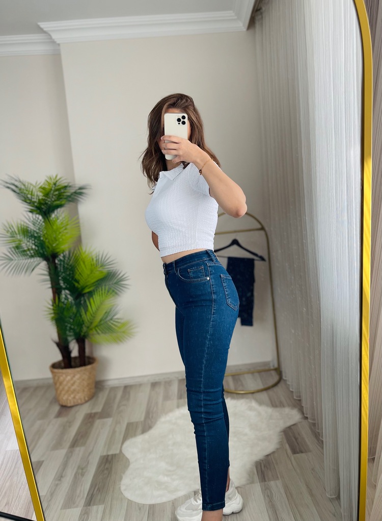 PREMİUM KALİTE MAVİ SKİNNY JEAN PANTOLON