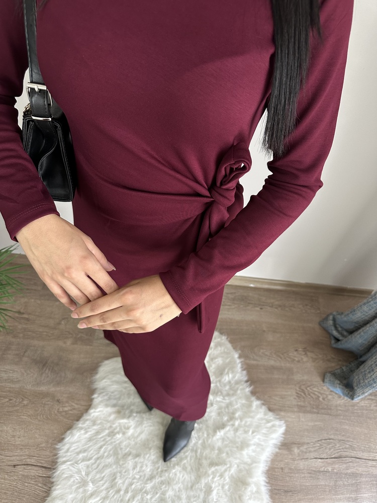 LUSİA BAĞLAMALI FUL LİKRALI ELBİSE