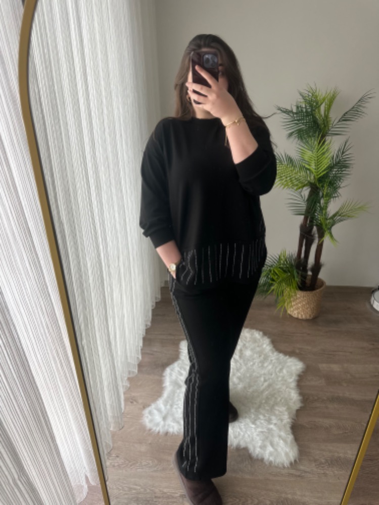 LUX KALİTE TAŞLI MODAL TAKIM