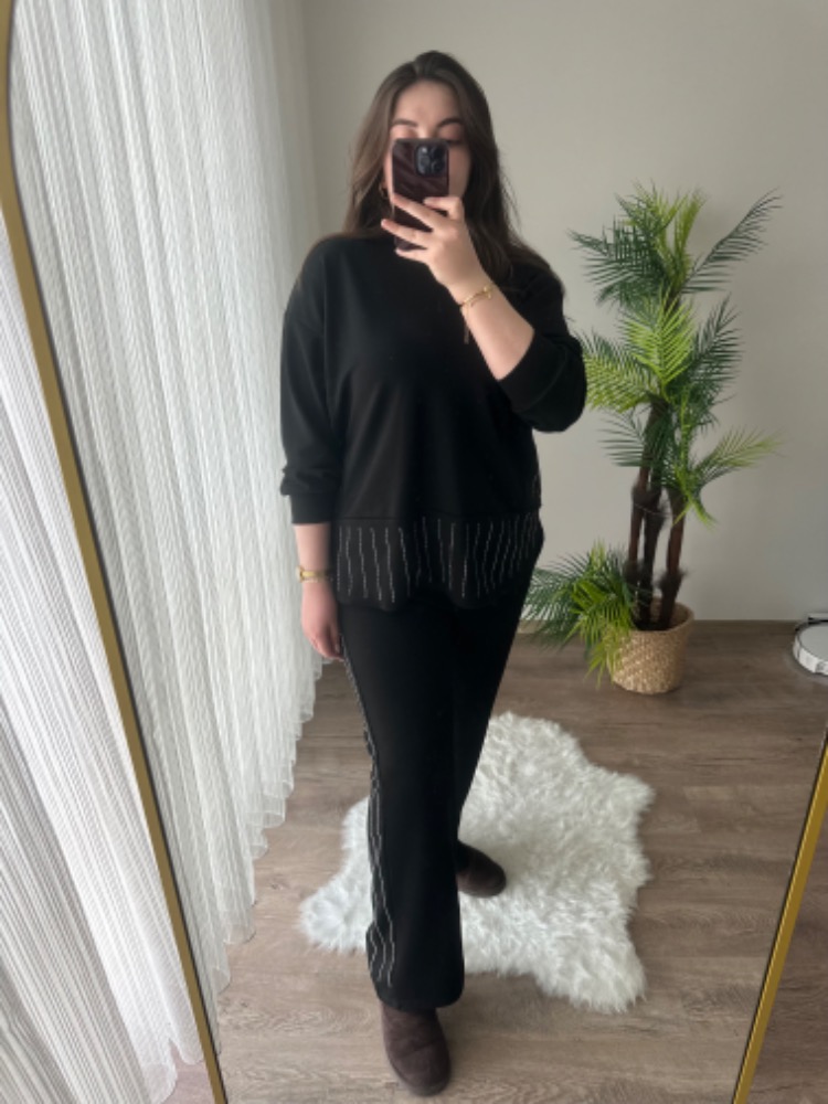 LUX KALİTE TAŞLI MODAL TAKIM