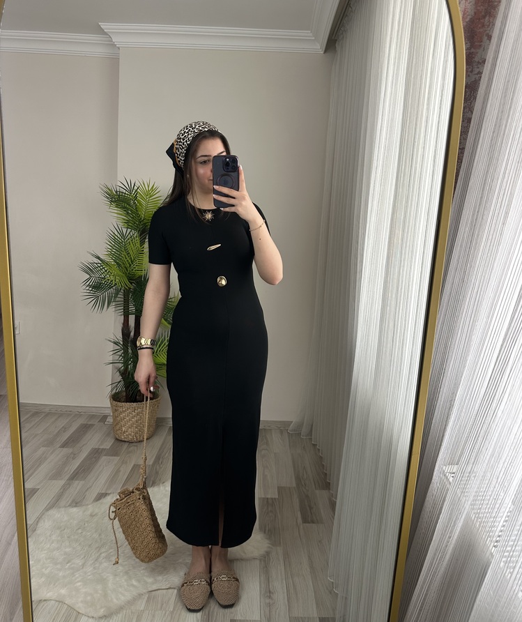 SUMMER GOLD AKSESUARLI OTTOMAN ELBİSE