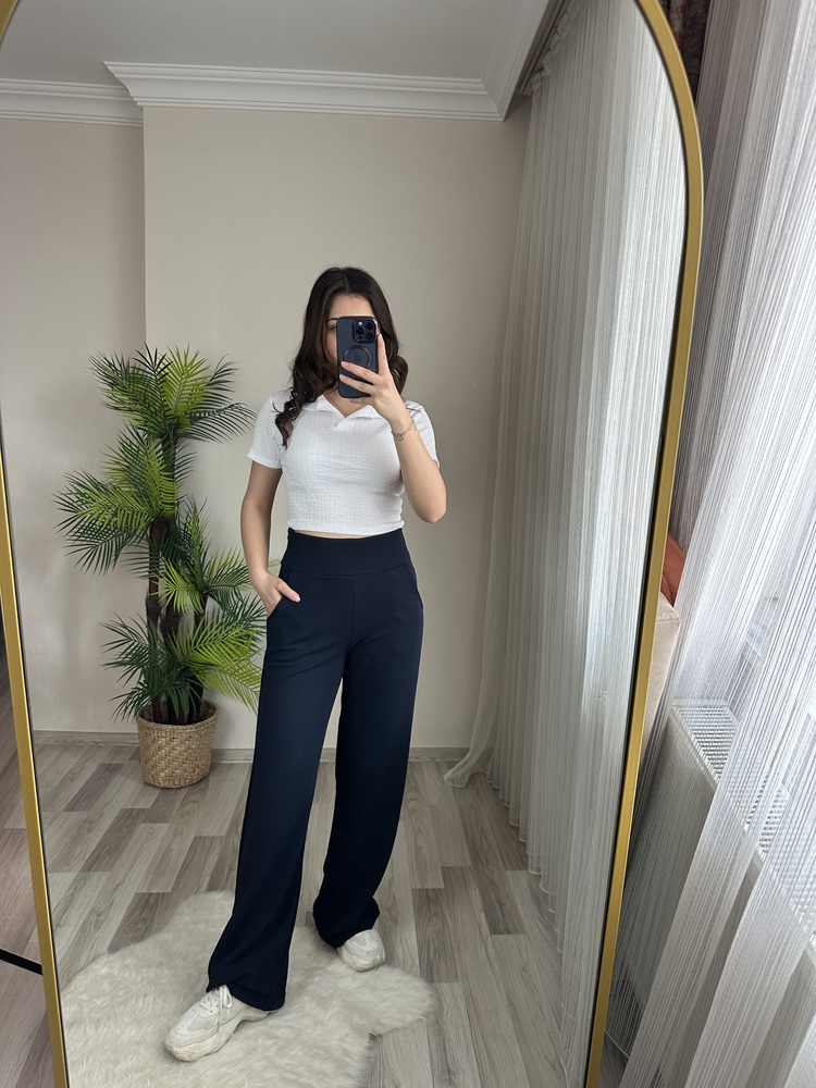 KORSAJ KEMERLİ FUL LİKRALI PANTOLON