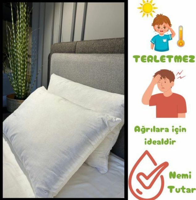 2 adet boncuk yün yastık