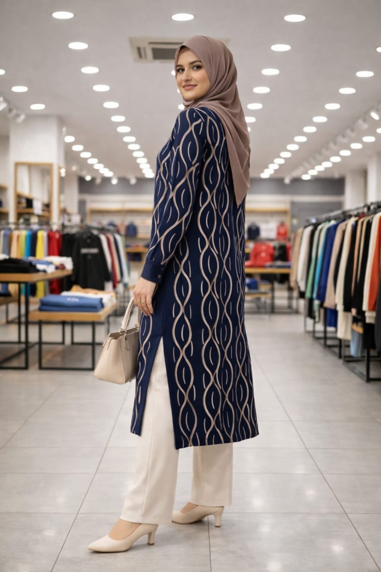Beliz Tunik ( Kahve, Siyah ve Lacivert )