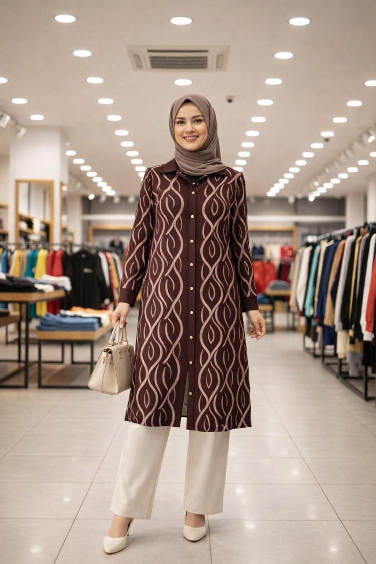 Beliz Tunik ( Kahve, Siyah ve Lacivert )