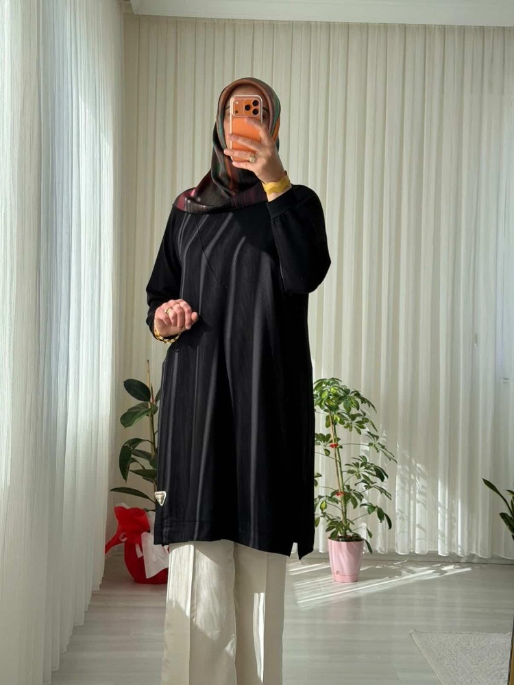 Kado Marka Nevgurlu Tunik (Yağ Yeşili, Acı kahve, Bordo, Siyah, Lacivert )