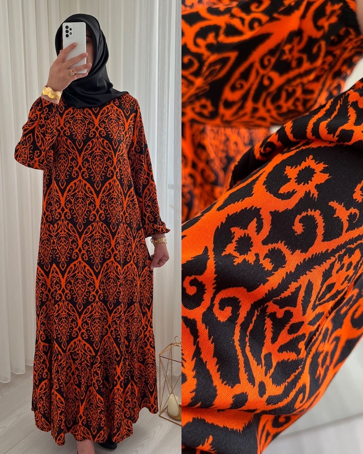 Osmanlı desenli elbise