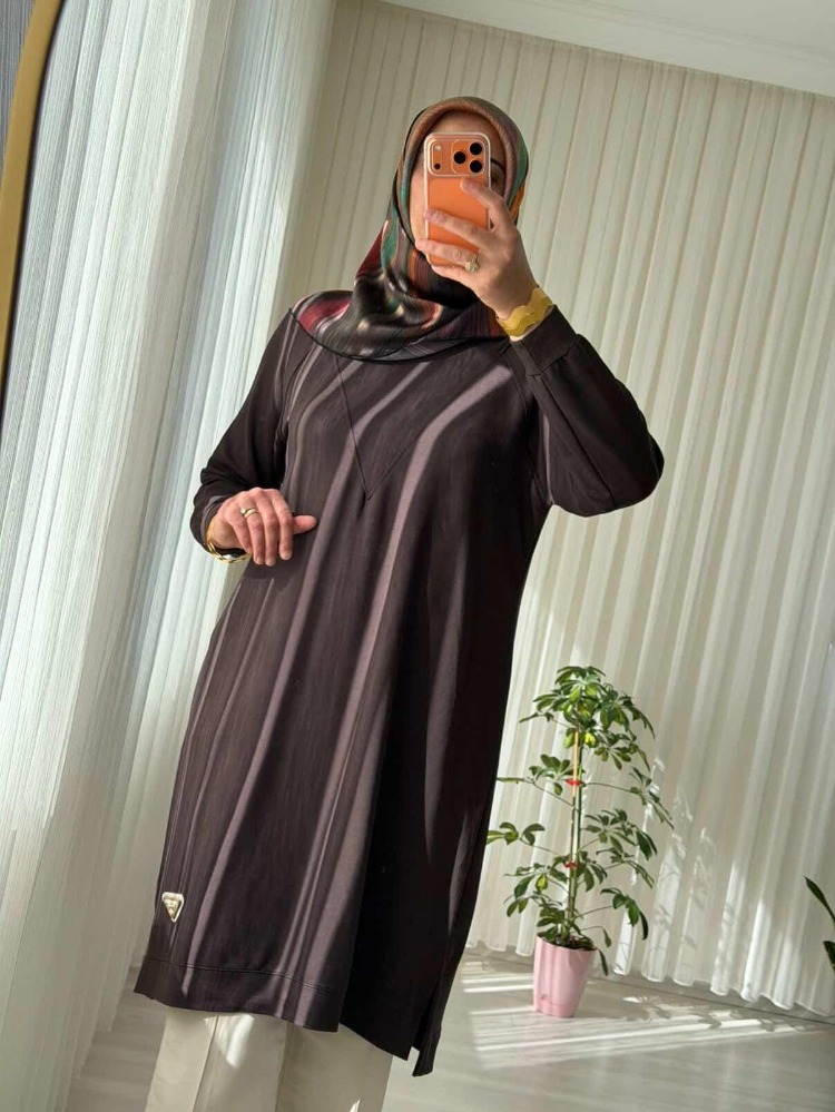 Kado Marka Nevgurlu Tunik (Yağ Yeşili, Acı kahve, Bordo, Siyah, Lacivert )
