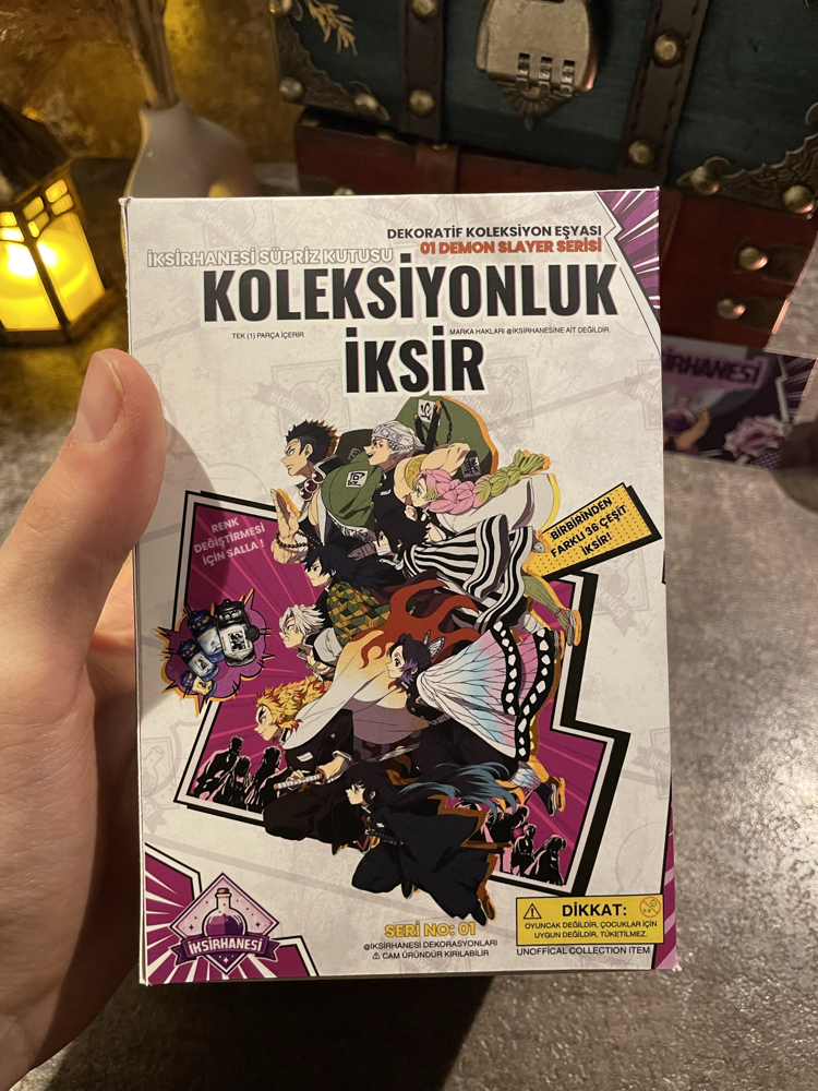 01 Demon Slayer Serisi / Koleksiyonluk İksir (BLİNDBOX)