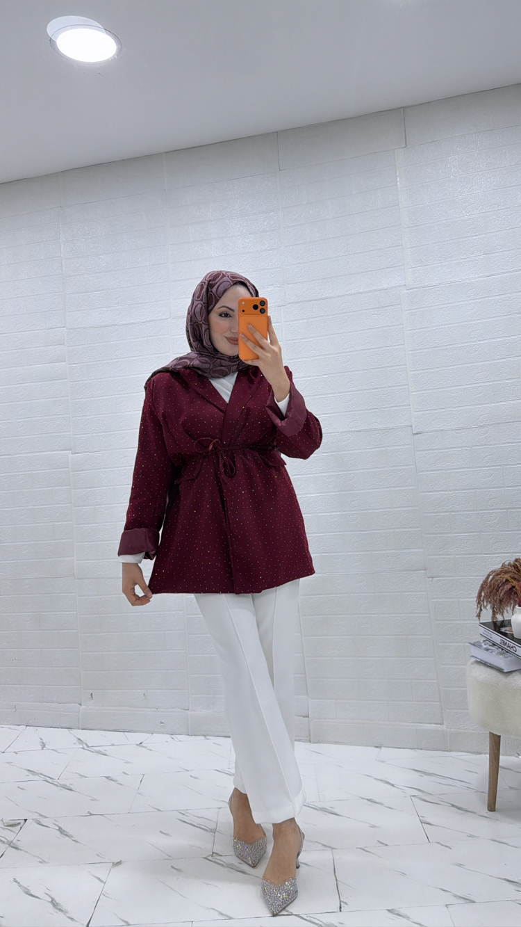 TAŞLI BLAZER CEKET