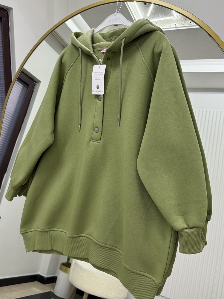 ZEYTİN YEŞİLİ / ÇITÇITLI SWEAT