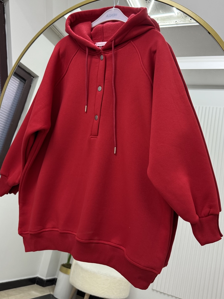 KIRMIZI / ÇITÇITLI  SWEAT 