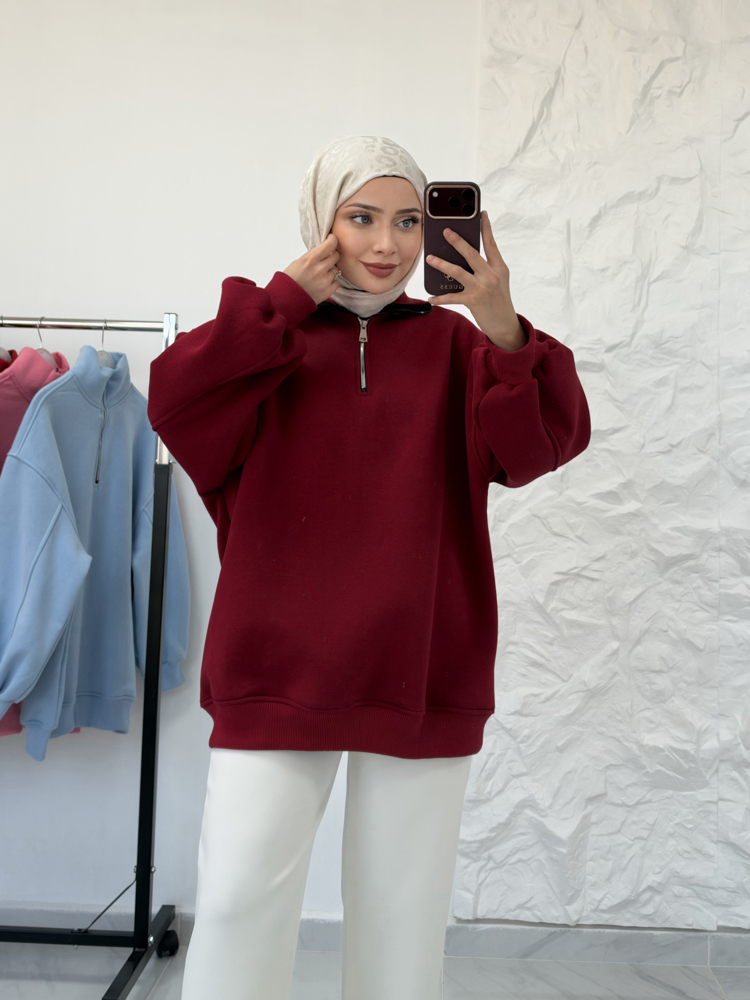 BORDO/ FERMUARLI SWEAT