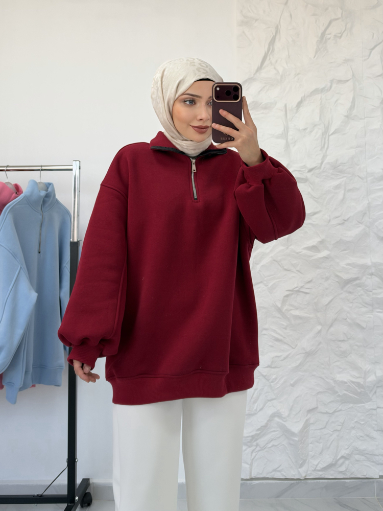 BORDO/ FERMUARLI SWEAT