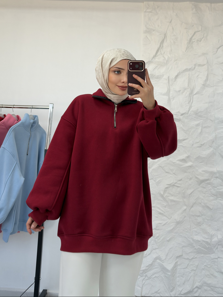 BORDO/ FERMUARLI SWEAT