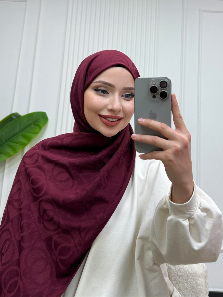 BORDO/ HALKA DESEN ŞAL
