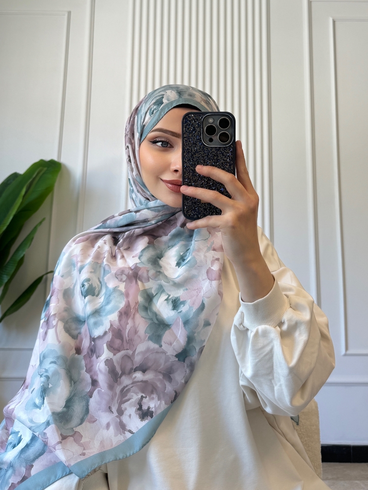 MİNT / GÜL DESEN ŞAL