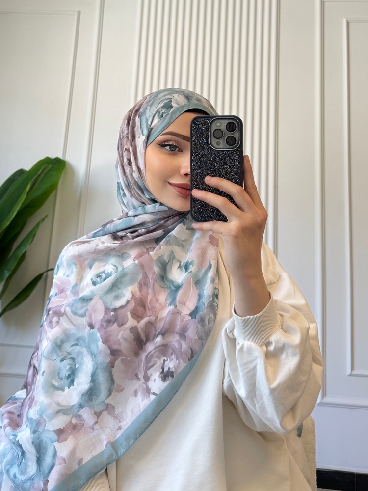 MİNT / GÜL DESEN ŞAL